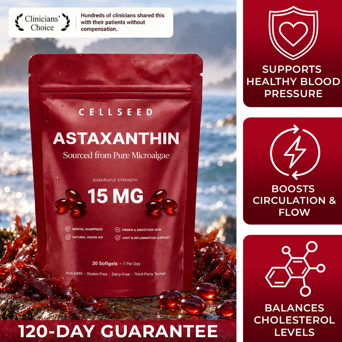 Ultimate Astaxanthin 15mg - For Circulation