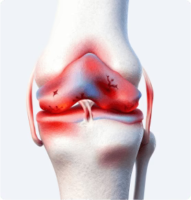 Strained & Worn Knee